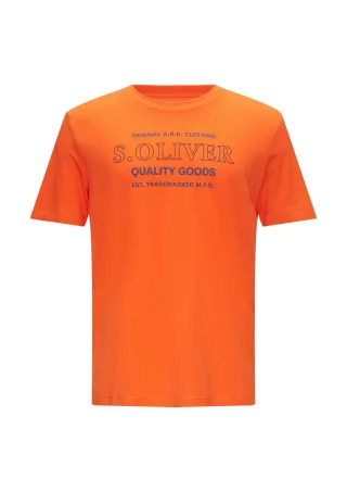 s.Oliver - T-Shirt orange - Gr. - S