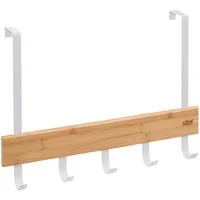 5five Simply Smart Garderobenhaken Türgarderobe für Handtücher, max. 2 cm Dicke, 5 Haken
