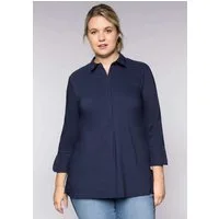 Sheego Klassische Bluse Tunika 3/4-Arm
