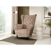 Beautysofa Ohrensessel Sessel FALCO Chesterfield Wohnzimmersessel Fernsehsessel