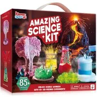 Klever Kits Experimentierkasten Klever Kits Wissenschafts-Set – 85+ Experimente, Vulkan & Kristallbaum, (85-tlg)