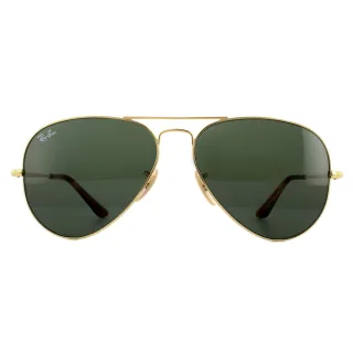 Ray-Ban Sonnenbrille Aviator Metall II RB3689 914731 Gold Grün