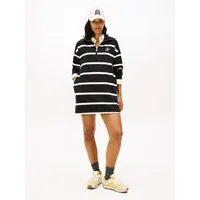 Tommy Hilfiger Minikleid TH SCRIPT 1/2 ZIP TERRY DRESS