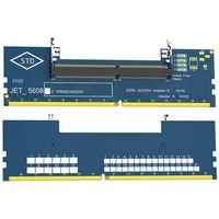 Bolwins A91 DDR4 SO-DIMM zu UDIMM Adapter für Desktop PC Laptop RAM Konverters Computer-Adapter DDR4 UDIMM (Desktop DIMM Stecker) zu DDR4 SO-DIMM (Notebook RAM Slot), 0 cm, 6-lagiges PCB Design sorgt für stabile und sichere Signalübertragung