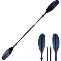 Lurante Lurante Doppelpaddel 220cm für Kajak SUP Kanu Alu 4-teilig Schwarz Kajakpaddel