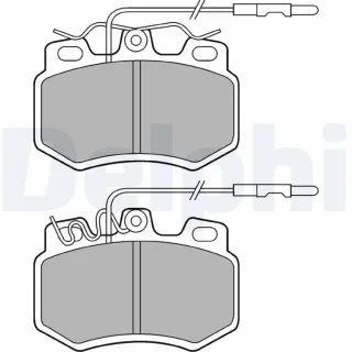 Delphi Bremsbel?ge vorne Citroen C15 C6 Visa Peugeot 205