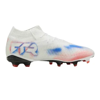 Puma - "Future 8 Match" Künstlicher Boden Fußballschuhe für Damen, Synthetischer Stoff (Weiß/Schwarz/Rot)