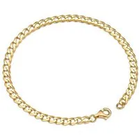 Firetti Goldarmband Schmuck Geschenk Gold 585, Armkette Panzerkette, Made in Germany
