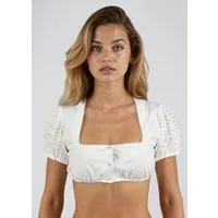 Spieth & Wensky Dirndlbluse Herlind (1-tlg) feiner Lochstickerei
