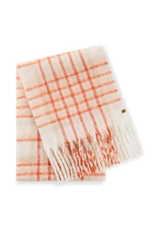camel active - Strickschal pumpkin check - Gr. - OS