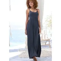 LASCANA Maxikleid mit tiefem Rückenausschnitt und Bindeband Jerseykleid, elegantes Sommerkleid, Strandkleid, Spaghettikleid