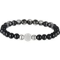 Kim Johanson Armband Flow in Schwarz (1-tlg), mit Natursteinen mit Alabasta und Onyx