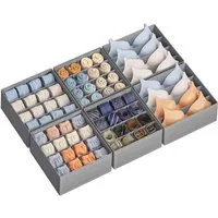 SONGMICS Aufbewahrungsbox Schubladen-Organizer, faltbar, Schrank-Organizer, Kompatibel mit IKEA PAX Kleiderschränken mit den Maßen 100 x 58 cm
