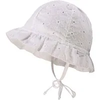 MAXIMO Fischerhut GOTS BABY GIRL-Flapper, festiv Bindeband, Futter (1-St) Festiv