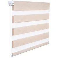 Doppelrollo, Woltu, Lichtschutz, klemmfix, lichtdurchlässig & verdunkelnd