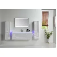 Faizee Home Badmöbel-Set Otto Temur Set-Klasik-Hochglanz-120-weiß -3