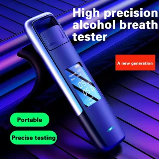 Non-Contact Alcohol Tester with Digital Display USB Rechargeable Portable Alcohol Tester Analyzer High Precision Alcohol