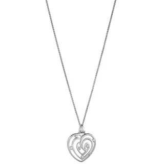 Orphelia 'Euphoria' Damen Kette aus 925er Sterlingsilber mit Anhänger - Silber ZH-7522