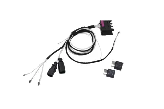 Original Kufatec Kabelsatz Kabelbaum Adapter Kabel beheizbare Frontscheibe für VW Touran 5T