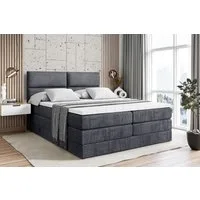 ALTDECOR Boxspringbett BOXI3 KING (Multipocket-Matratze H4, H3 Matratze Bonellfederung, Topper, Kopfteil)
