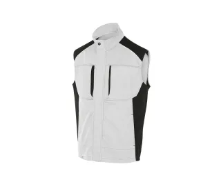 KÜBLER ACTIVIQ Weste weiß/anthrazit XXL - 7250 5365-1097-XXL