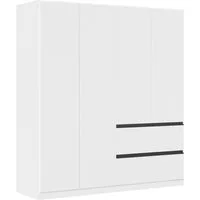rauch Drehtürenschrank Kleiderschrank Schrank Garderobe COSTA in den Breiten 91/136/181 cm (in 3 Ausstattungen BASIC/CLASSIC/PREMIUM) viel Platz, grifflose Front und Push-to-Open Funktion MADE IN GERMANY