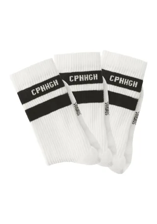 Copenhagen Studios CS Tennissock klassicstripe terry3 3x white - Gr. - 42