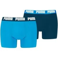 PUMA Boxershorts PUMA MEN EVERYDAY BASIC BOXERS 2P (Packung, 2er Pack) mit Puma Webbund