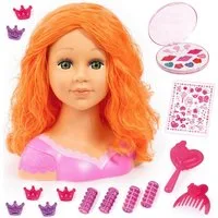 Bayer Frisier- & Schminkkopf Charlene Super Model, orange