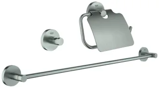 GROHE Bad-Set 3 in 1 Essentials 40775 supersteel, 40775DC1 40775DC1