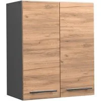 Vicco Hängeschrank Fame-Line, Goldkraft Eiche/Anthrazit, 60 cm (1-St)