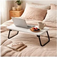 HTI-Living Laptoptisch Laptoptisch Frühstückstablett fürs Bett Weiß (Stück, 1-St., 1 Betttisch)