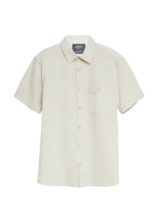 s.Oliver - Hemd beige - Gr. - XXL
