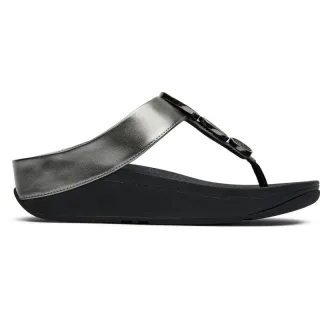 Fitflop Halo Perlenkreis Metallic Sandalen
