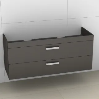 Artiqua 414 Waschtischunterschrank für Sentique 5126D0 Stahlgrau Metallic, 414-WU2L-V40-7141-88 414-WU2L-V40-7141-88