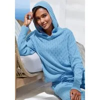 French Connection Kapuzenpullover mit Zopfmuster und Rippbündchen, Loungewear