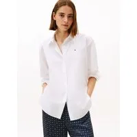 Tommy Hilfiger Langarmbluse ESS POPLIN EASY FIT SHIRT Baumwolle