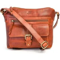 ALMADIH Umhängetasche Leder Damentasche LINA Schultertasche Henkeltasche Freizeittasche