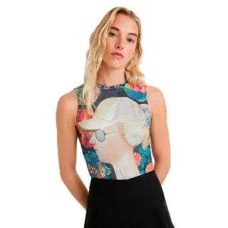 Desigual Damen Unterhemd Schwarz 343606