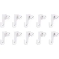 SOFT-RAIL Seilhaken Verstellbarer Bilderhaken Mini, für Galerieschienen & Bilderschienen, (Set, 10-St), Zubehör