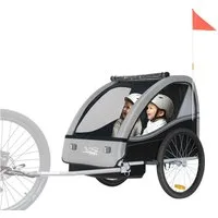 TIGGO Fahrradkinderanhänger Tiggo VS Kinderanhänger Fahrradanhänger für 1 oder 2 Kinder