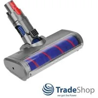 Trade-Shop Turbodüse passend für Dyson 966489-08 966489-11 966489-04 966489-12 966489-15, Zubehör für Dyson Akku Staubsauger, mit LED / Turbodüse / Hartbodendüse / Softwalze
