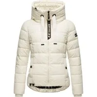 Navahoo Steppjacke Amayaa stylische Damen Winterjacke mit coolen Applikationen