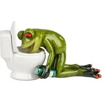 formano Dekofigur Froschhausen, Höhe: 8cm, Farbe: Grün, Motiv: Frosch