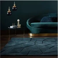 FLAIR RUGS Teppich SHARD, rechteckig, Höhe: 10 mm, Hoch-Tief Effekt, Handgearbeitet