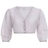 Nübler Dirndlbluse Dirndlbluse Alia in Fliederpastell von Nübler