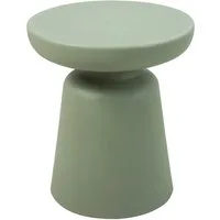 en.casa Beistelltisch, »Posio« Sofatisch 44xØ40 cm Kunststoff rund Pilzform Grün
