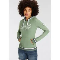 KangaROOS Kapuzensweatshirt Langarm, figurbetont, mit Kapuze, aus Baumwolle