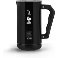 BIALETTI Milchaufschäumer Milk Frother MKF02 NERO, Elektrischer Milchaufschäumer, Schwarz, Aluminium