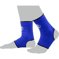 BAY-Sports Fußbandage Knöchelbandage Fußgelenkbandage Sprunggelenk blau Knöchel blau, XL